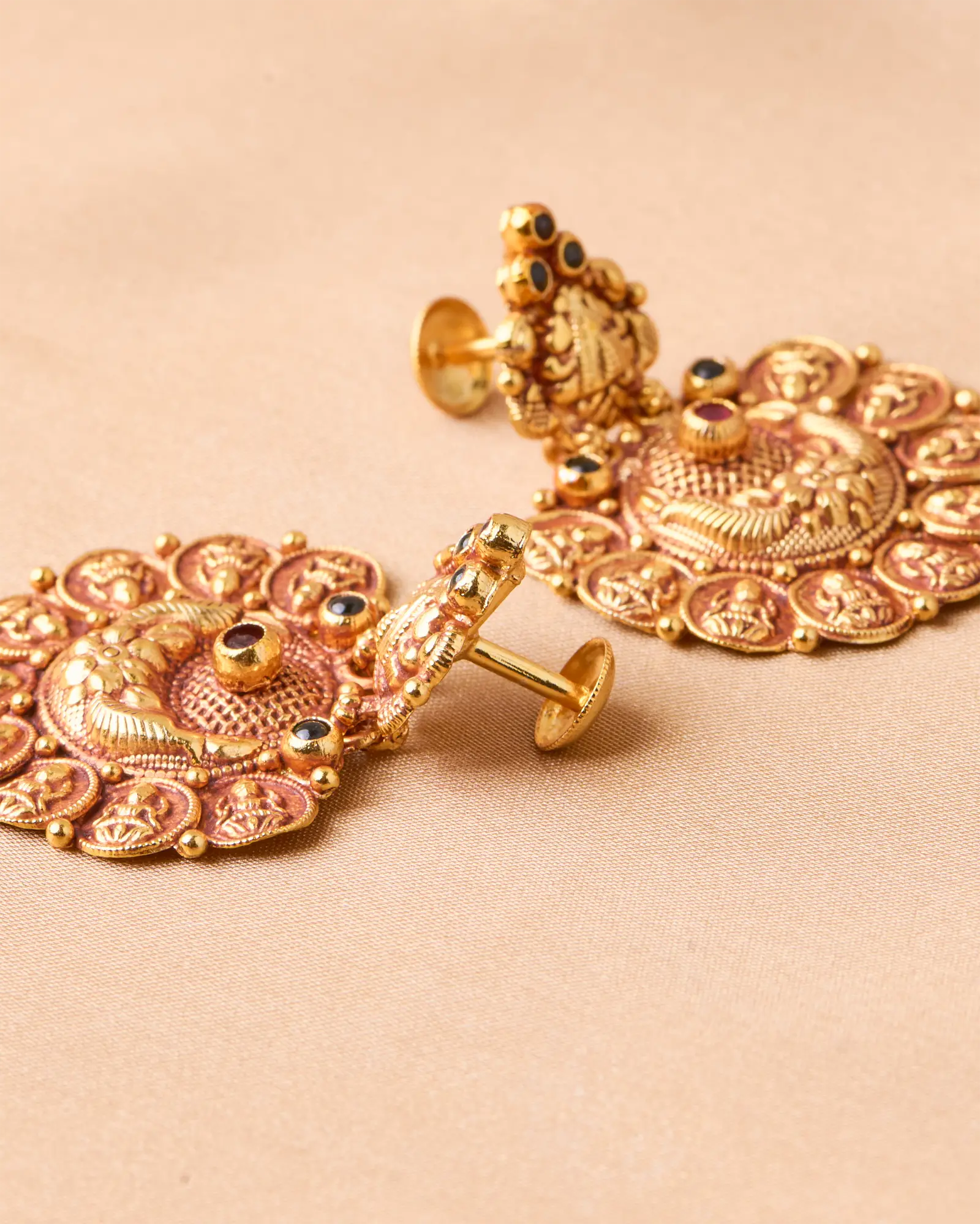 Antique Lakshmi Kaas Jhumki