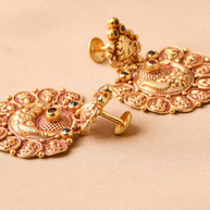 Antique Lakshmi Kaas Jhumki