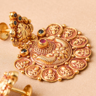 Antique Lakshmi Kaas Jhumki