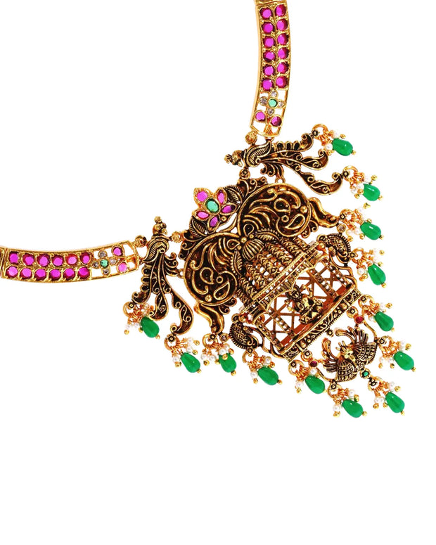 Royal Lakshmi Collar Necklace