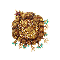 Majestic Lakshmi Pendant: Heritage Elegance