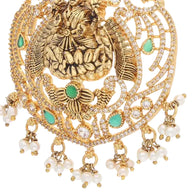 Peacock Elegance Lakshmi Heritage Pendant
