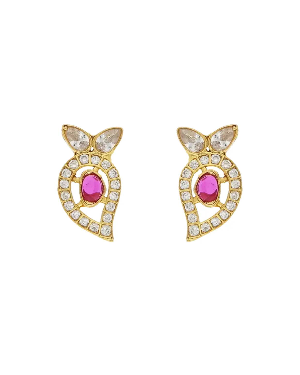 Royal Mango Blossom Ear Studs