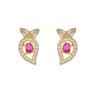 Royal Mango Blossom Ear Studs