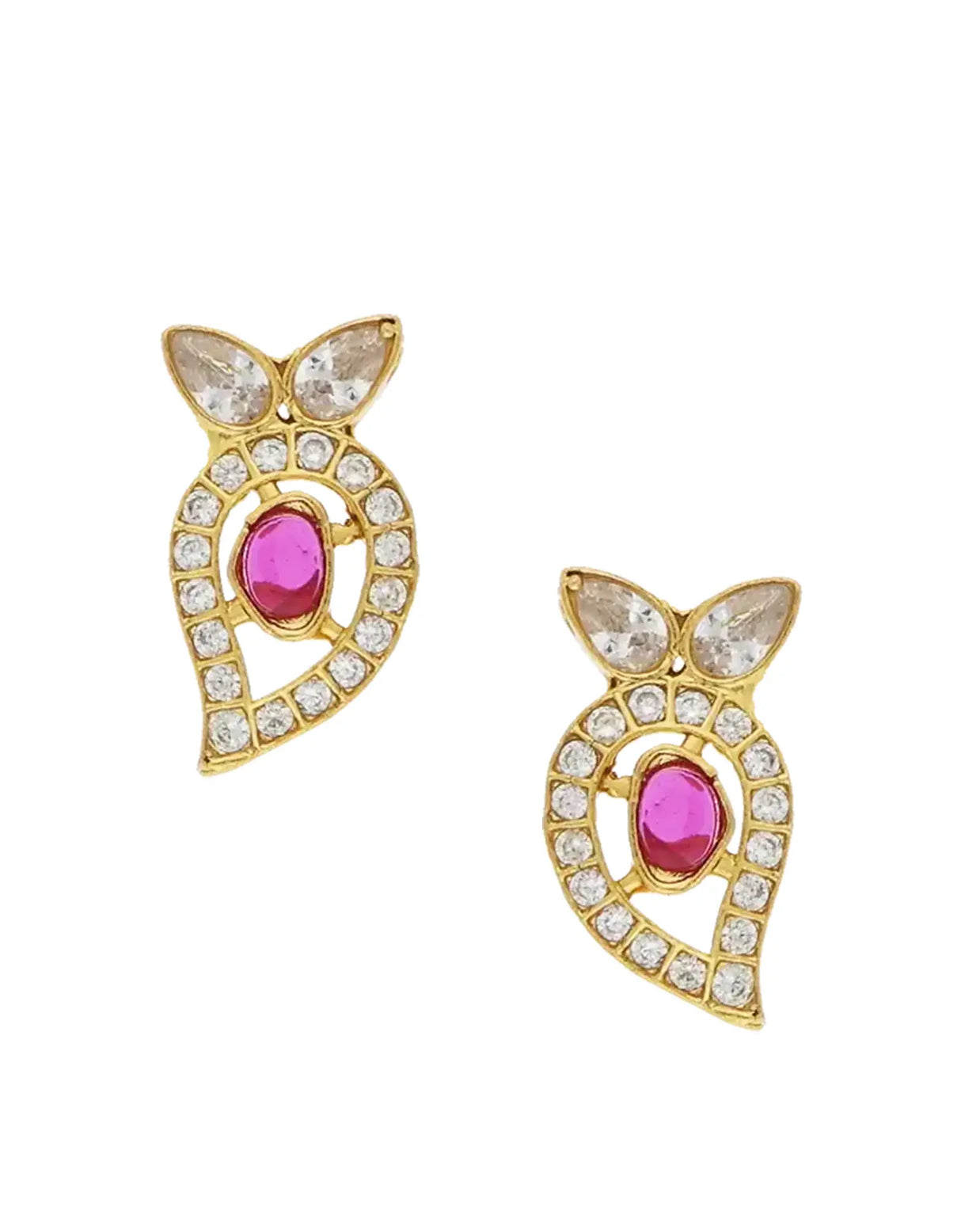 Royal Mango Blossom Ear Studs