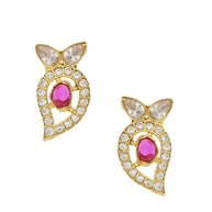 Royal Mango Blossom Ear Studs