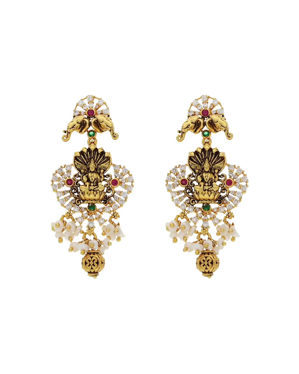 Vintage Lakshmi Jhumkas: Royal Elegance