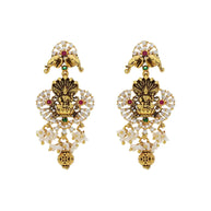 Vintage Lakshmi Jhumkas: Royal Elegance