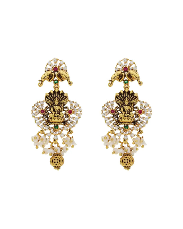 Vintage Lakshmi Jhumkas: Royal Elegance