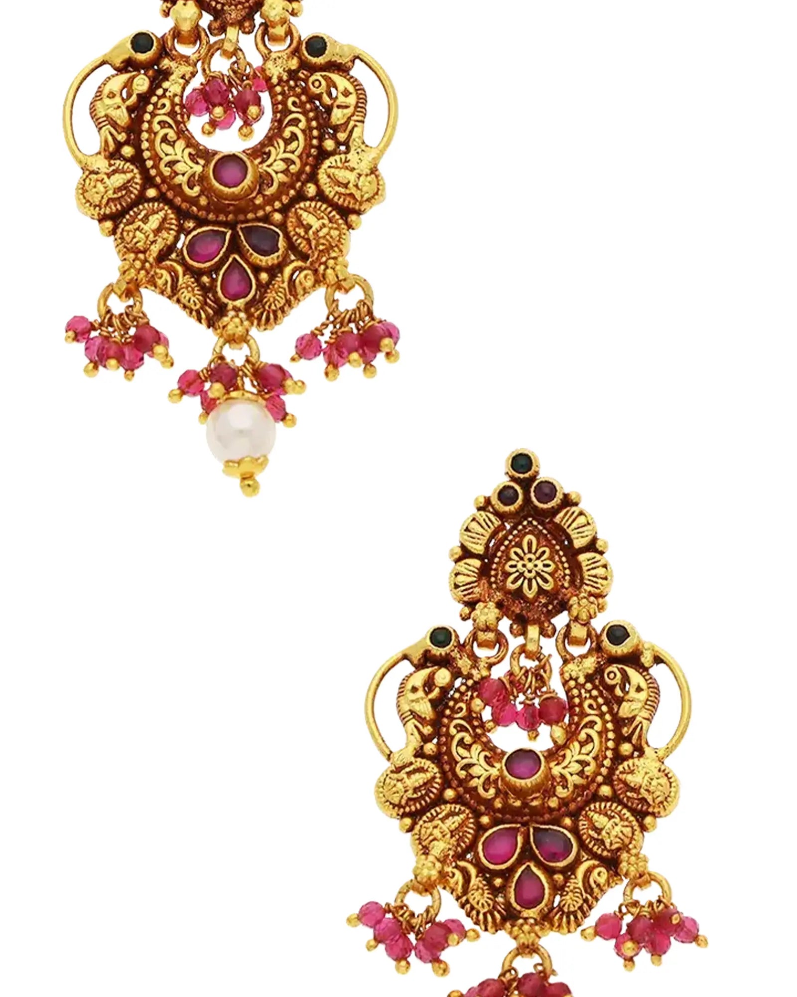 Glimmering Heritage: Chandbali Elegance