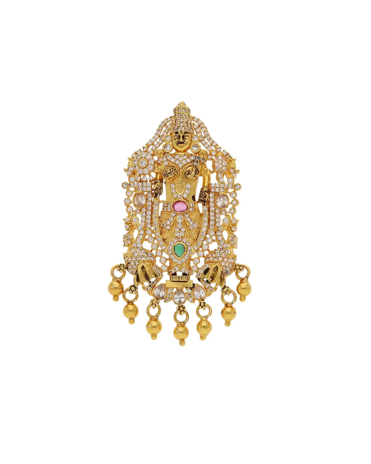 Divine Heritage Gold Venkateshwara Pendant