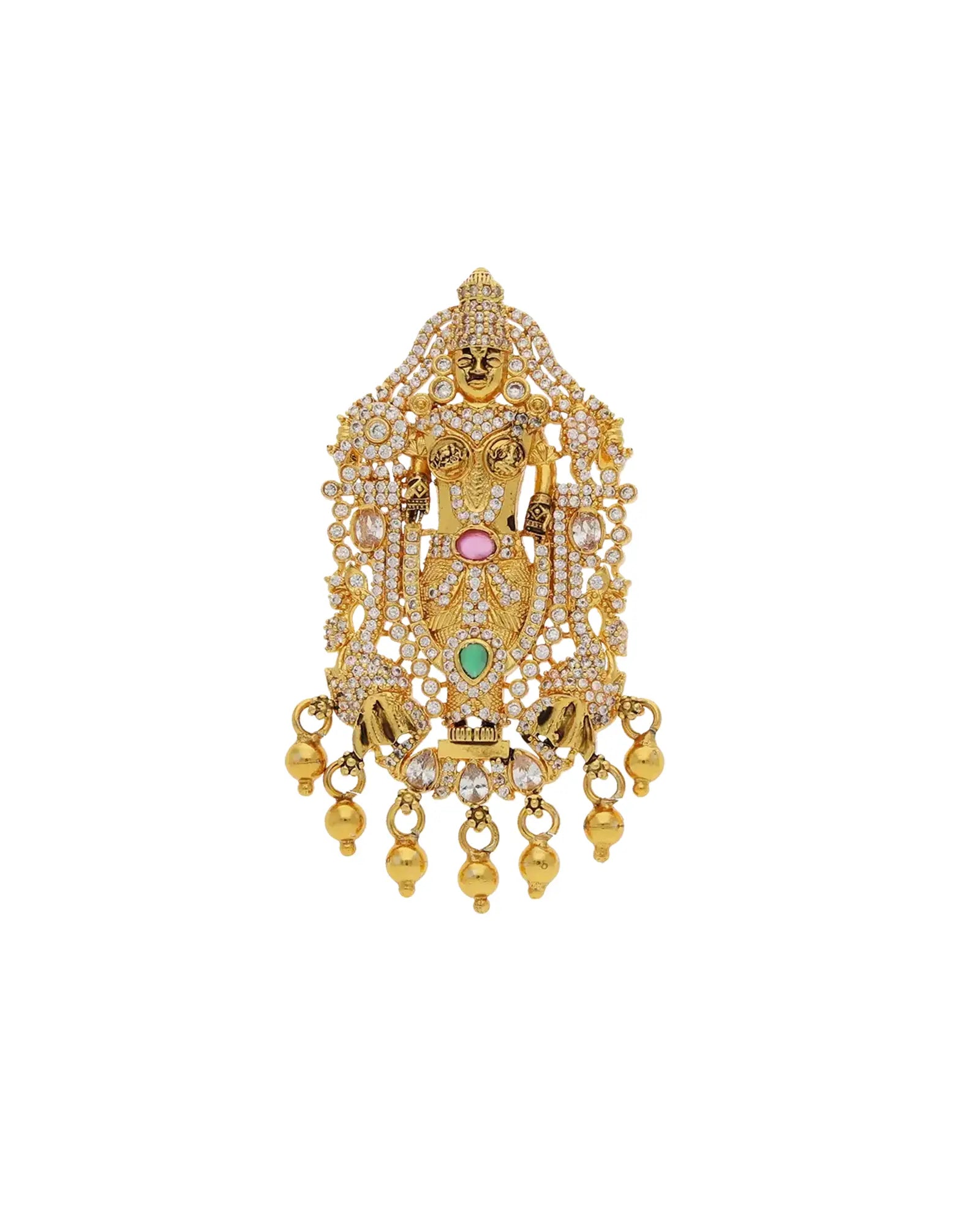 Divine Heritage Gold Venkateshwara Pendant