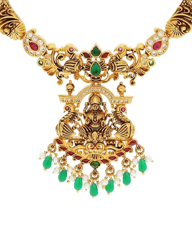 Goddess Lakshmi's Regal Necklace