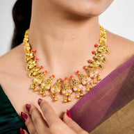 Antique Lakshmi Elephant Necklace