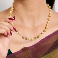 Antique Pearl Gundu Beads Mala