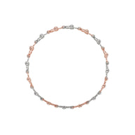 Twilight Luxe: Dual Tone Elegance Ring