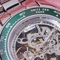 Roxerina Green Tachymeter Watch in 92.5 Silver
