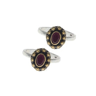 Ruby Royale: Antique Gold Toe Bichudi