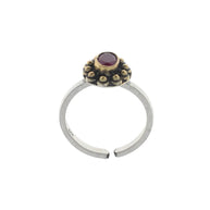 Ruby Royale: Antique Gold Toe Bichudi