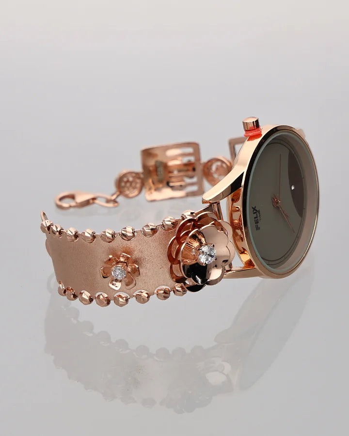 Felix Floral Watch in 92.5 Silver