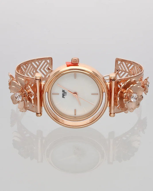 Felix Crystal Watch in 92.5 Silver