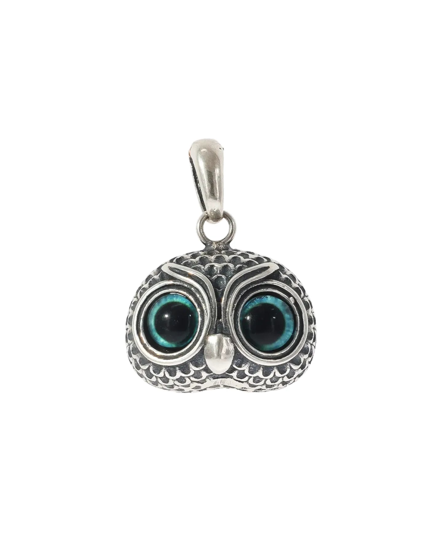 Owl Pendant in 92.5 Silver