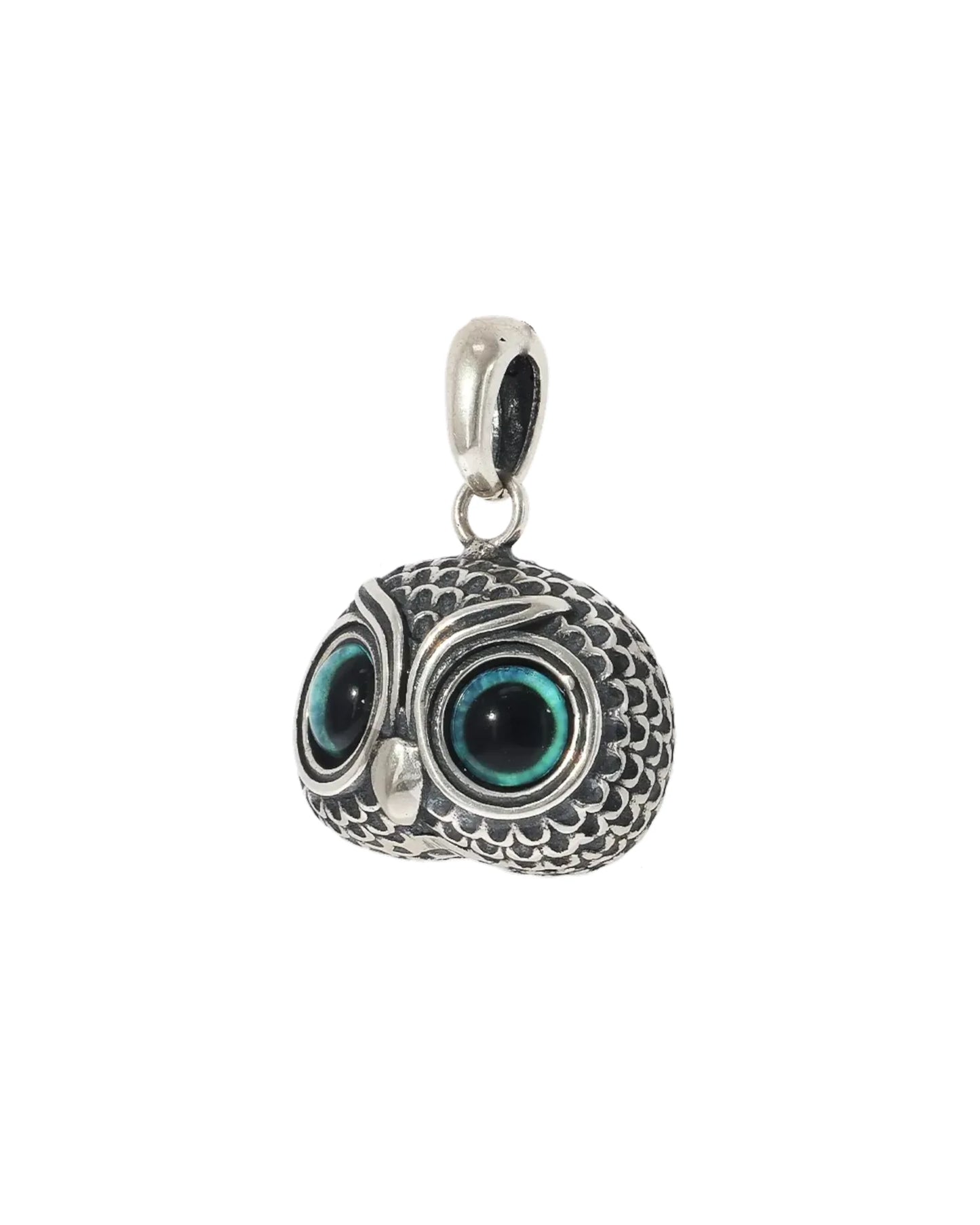 Owl Pendant in 92.5 Silver
