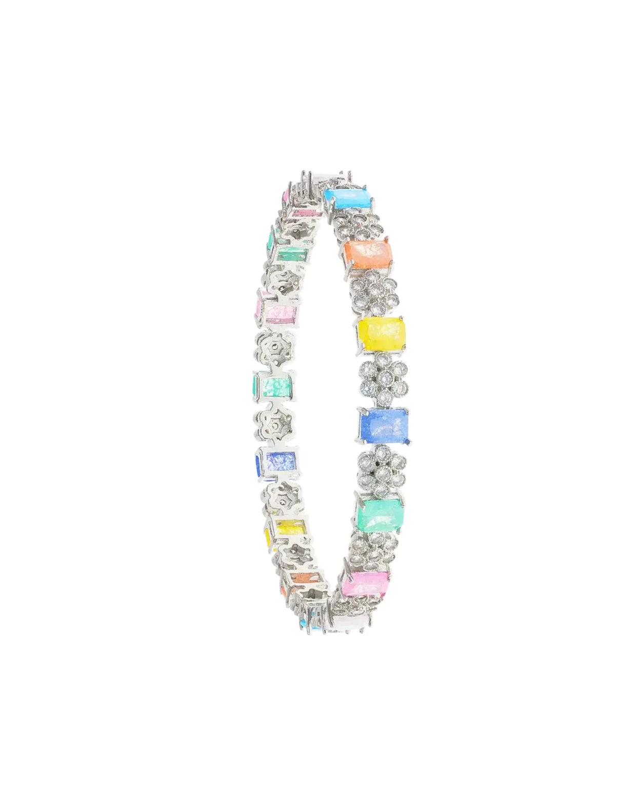 Silsila's Lustrous Crystal Bangles