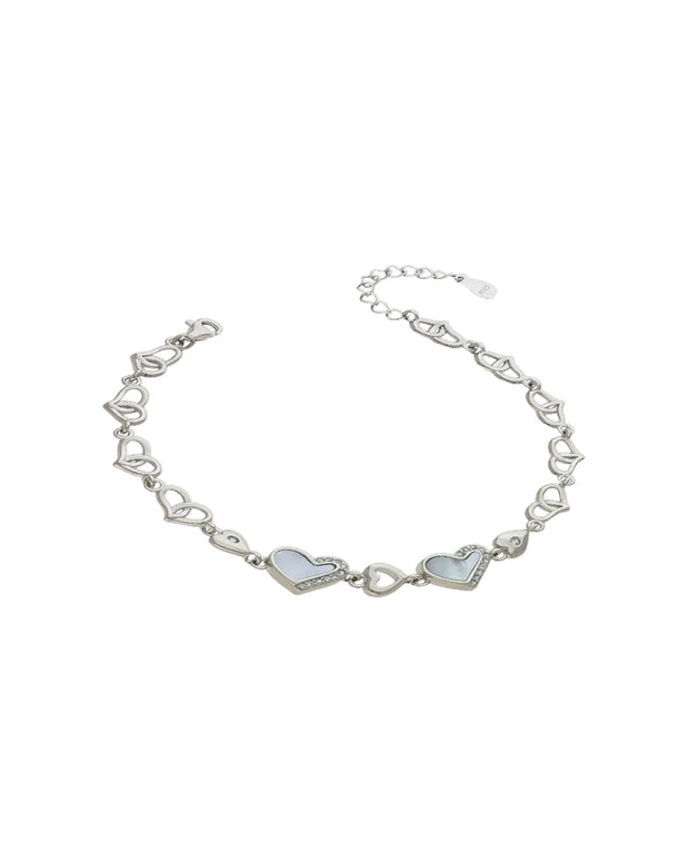 Heartfelt Elegance Charm Bracelet