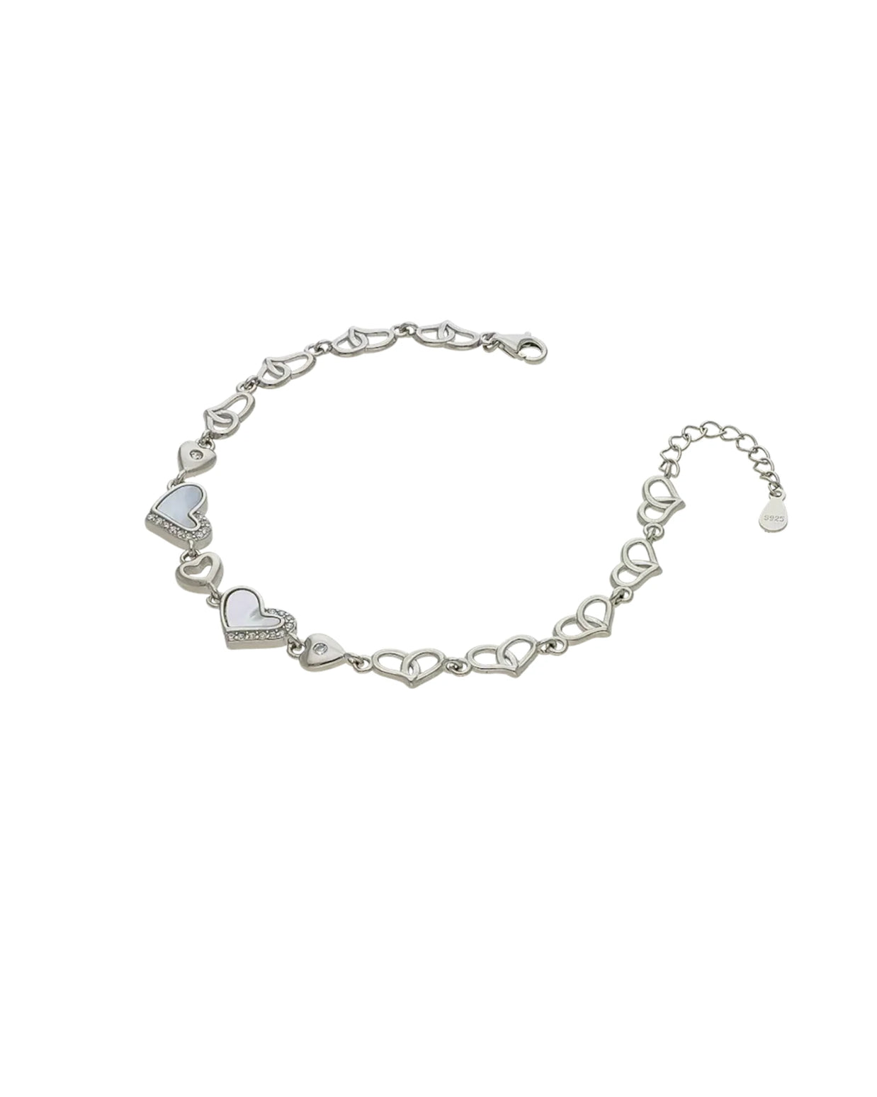 Heartfelt Elegance Charm Bracelet