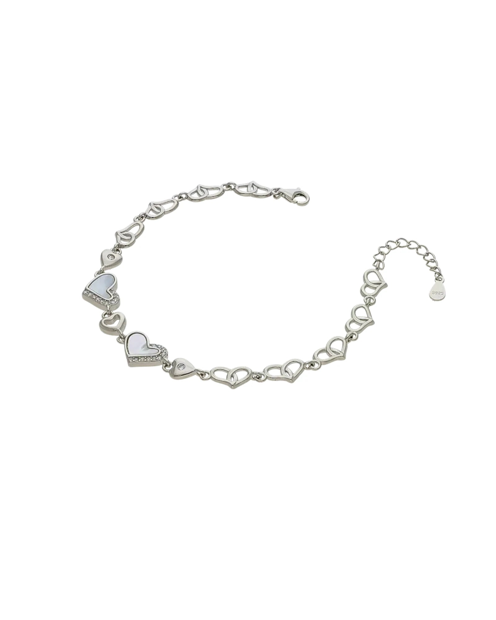 Heartfelt Elegance Charm Bracelet