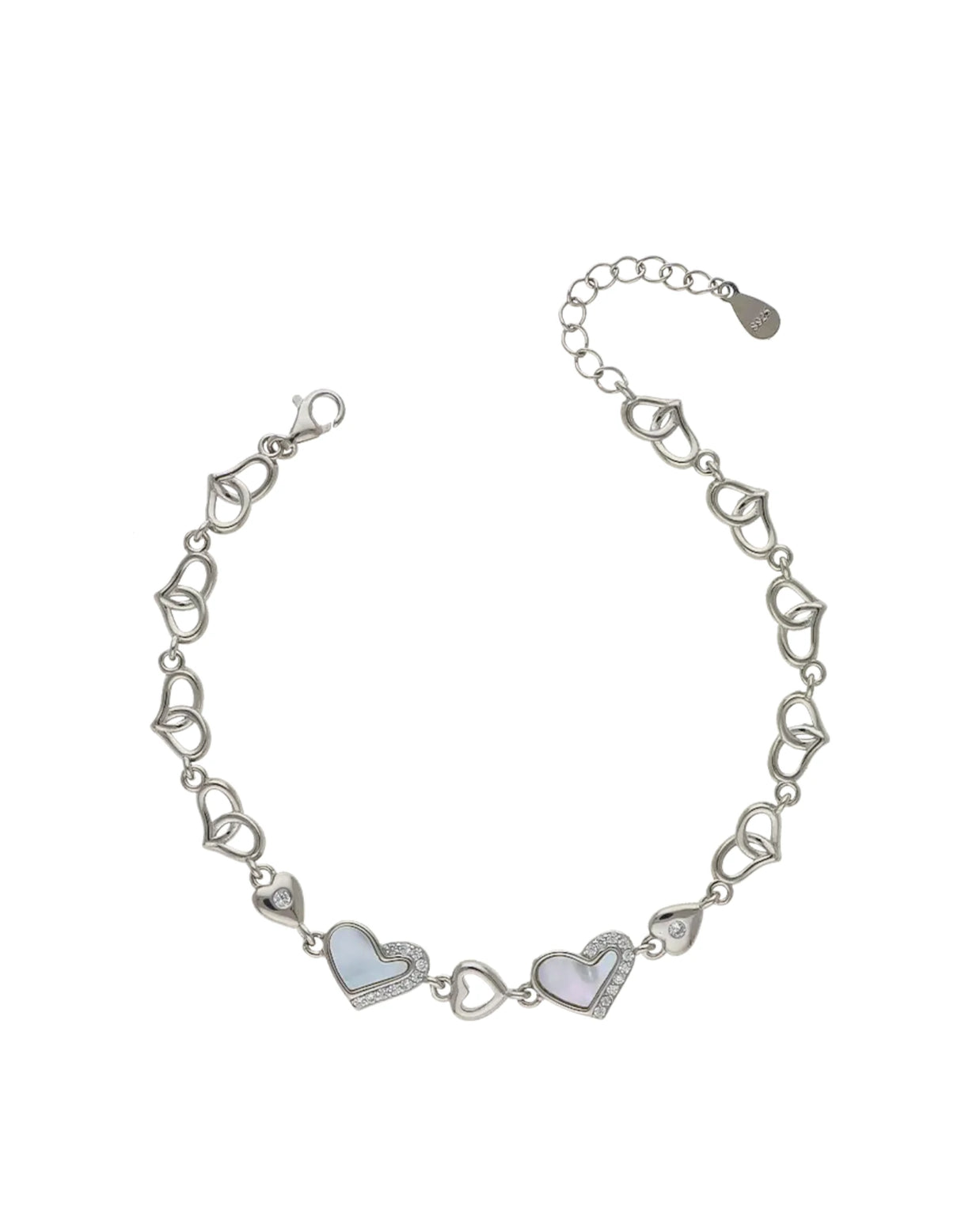 Heartfelt Elegance Charm Bracelet