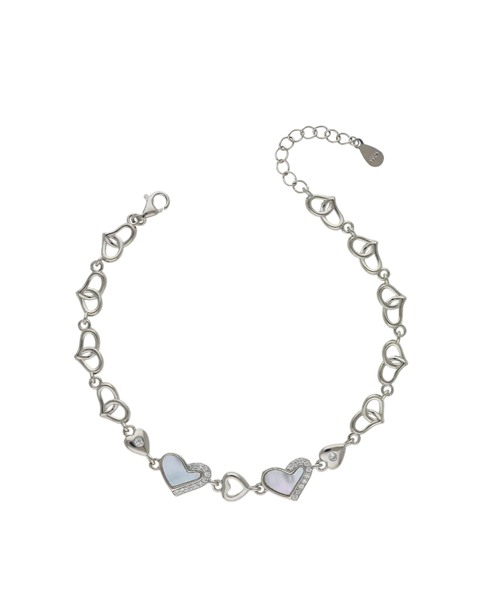 Heartfelt Elegance Charm Bracelet