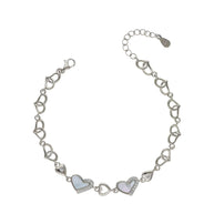 Heartfelt Elegance Charm Bracelet
