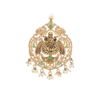 Peacock Elegance Lakshmi Heritage Pendant