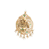 Peacock Elegance Lakshmi Heritage Pendant