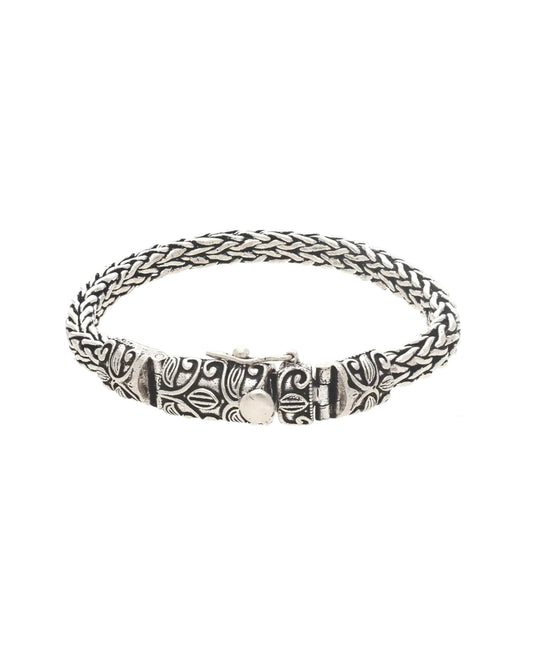 Twilight Luxe Oxidised Bracelet in 92.5 Silver