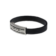 Twilight Luxe Kada: Silver & Diamond Charm
