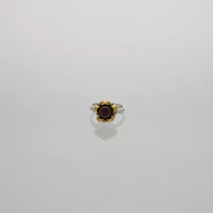 Ruby Bloom Toe Ring