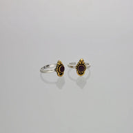Ruby Radiance Toe Ring