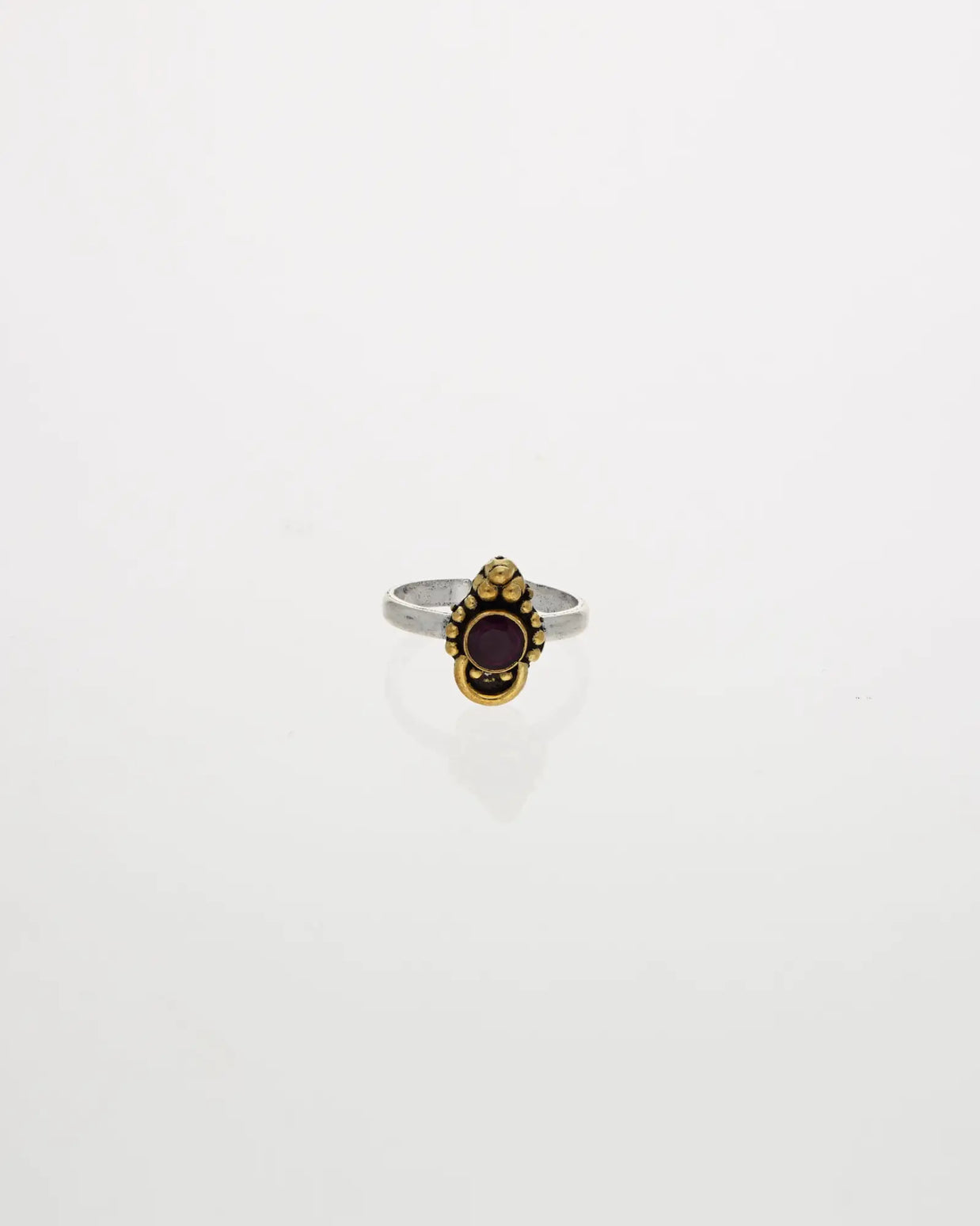 Ruby Radiance Toe Ring