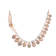 Lustre Rose gold collar set