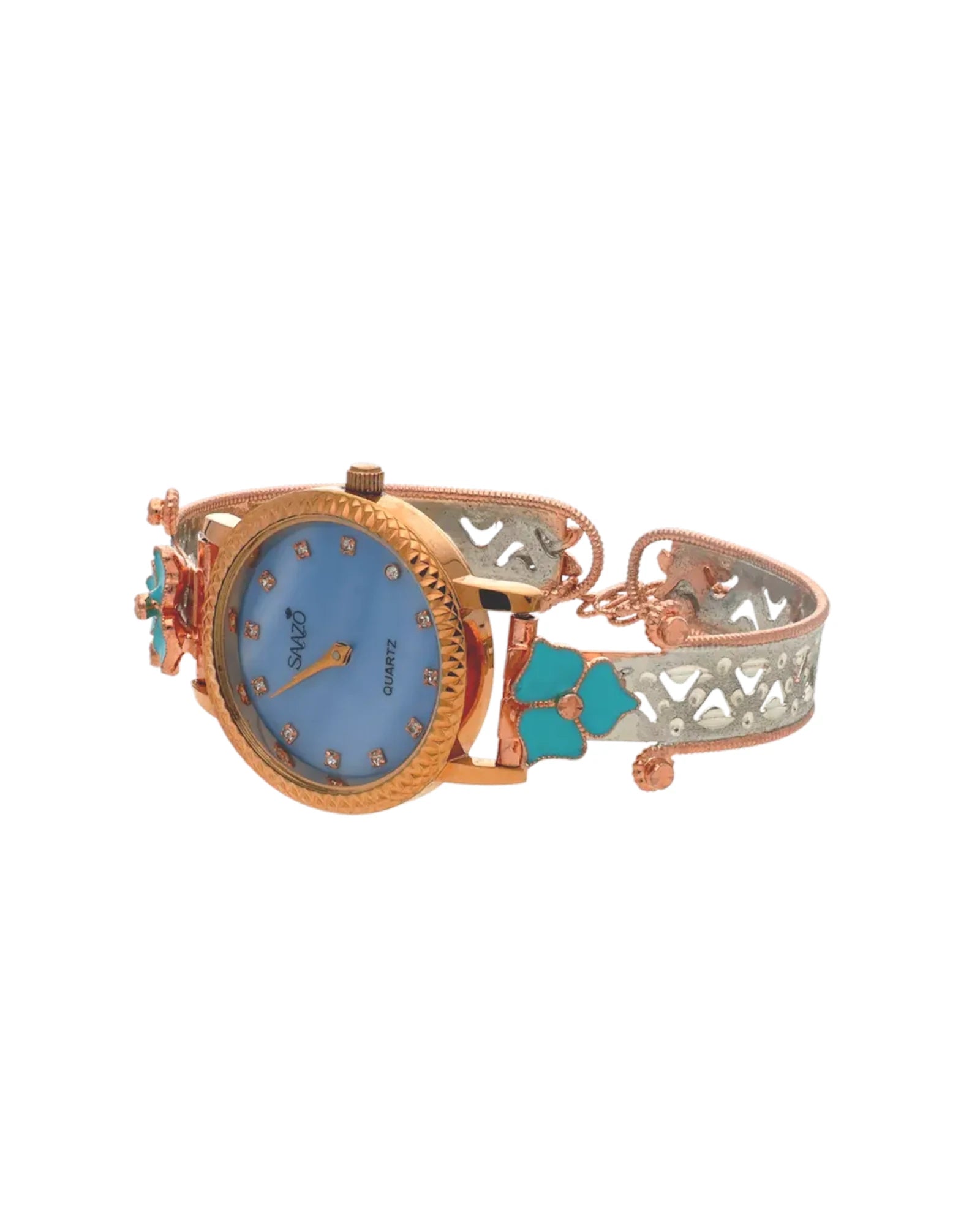 Floral Elegance: SAAZO Luxe Watch