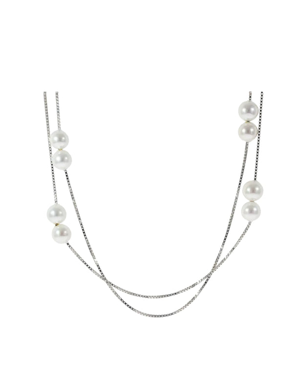 LuxeTwist Pearl Elegance Necklace