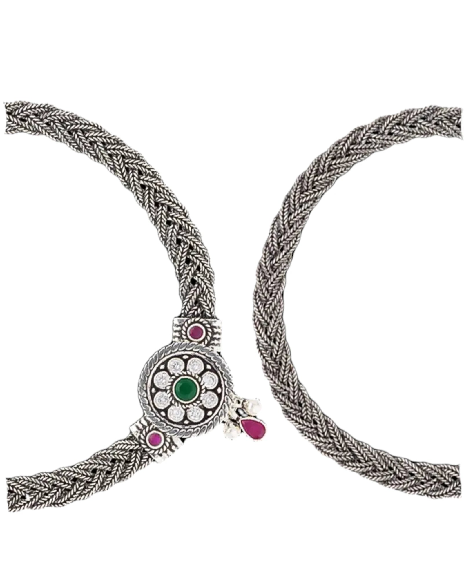 Heritage Kundan Foot Harness Anklet