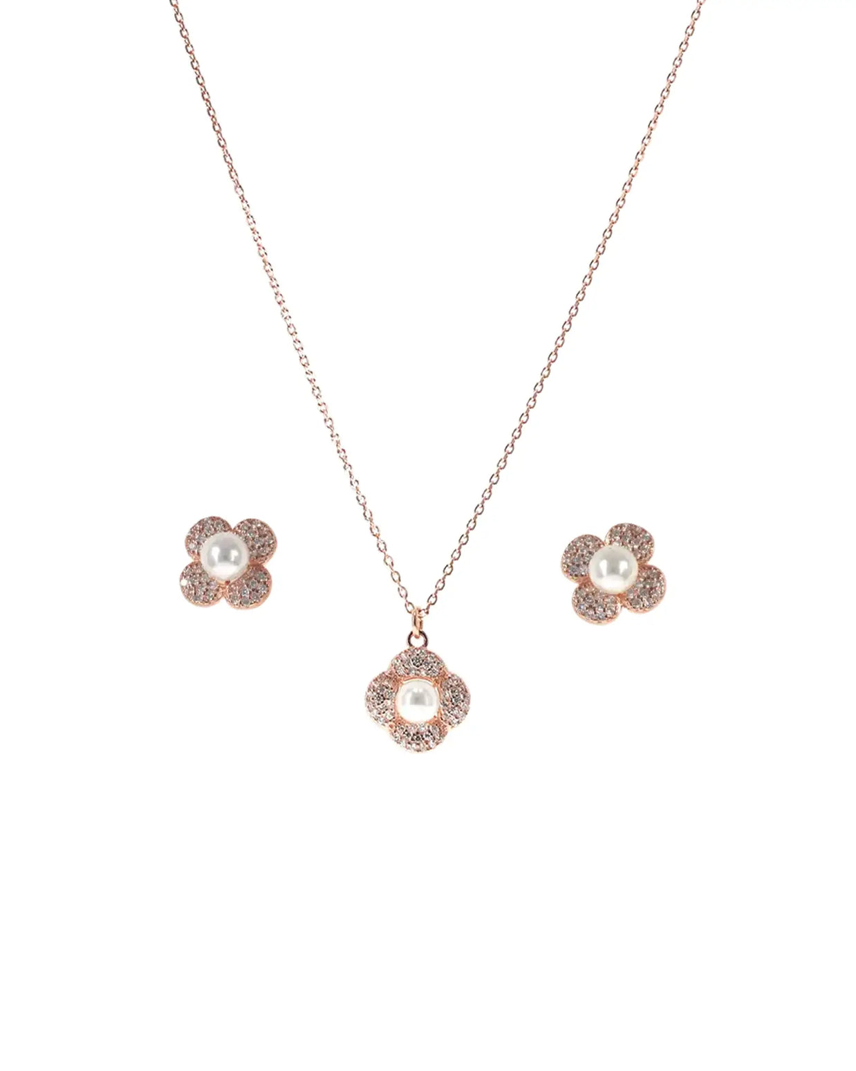 Lustre Bloom: Rose Gold Charm Duo