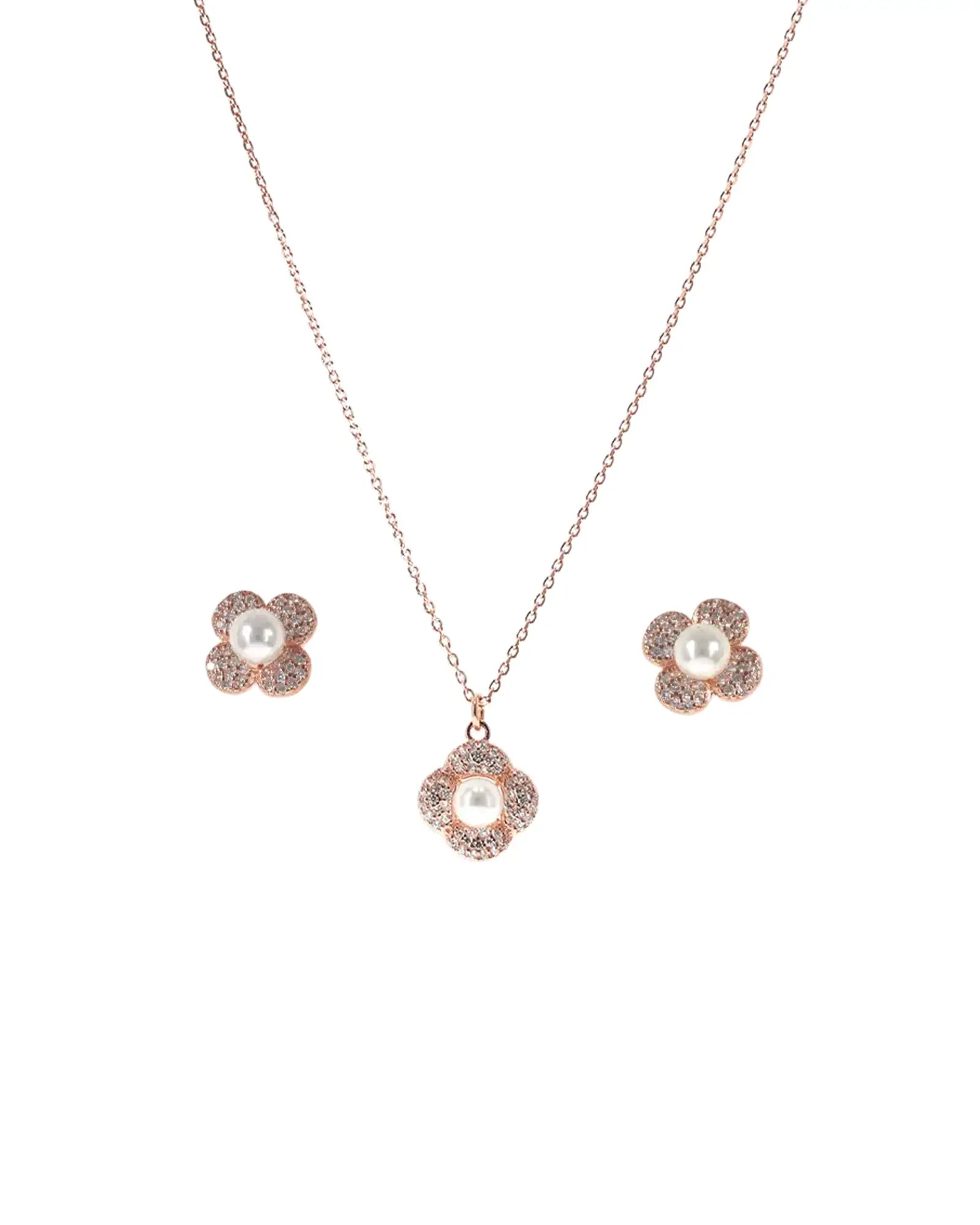 Lustre Bloom: Rose Gold Charm Duo