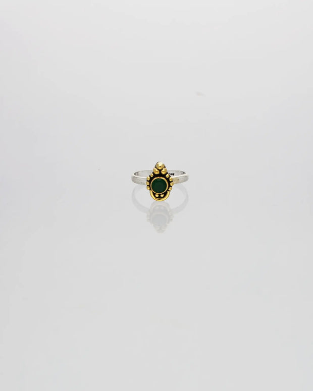 Verdant Blossom Toe Ring