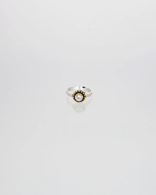 Chandrika Toe Ring in 92.5 Silver