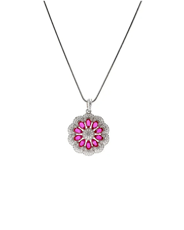 Twilight Blossom Charm Duo Pendant